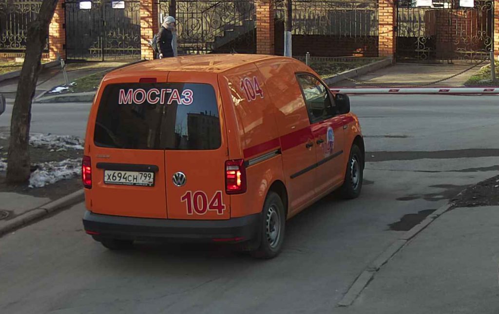 Пример проезда со шлагбаумом