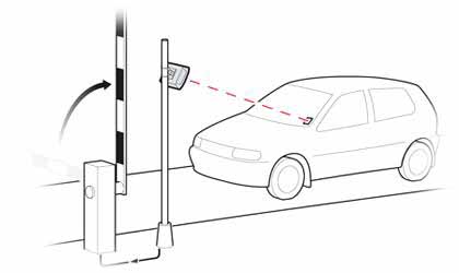 RFID-считыватель для проезда через шлагбаум